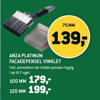 XL-BYG Anza platinum facadepensel vinklet tilbud