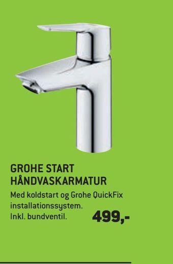 XL-BYG Grohe start håndvaskarmatur tilbud