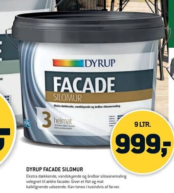 Dyrup facade silomur