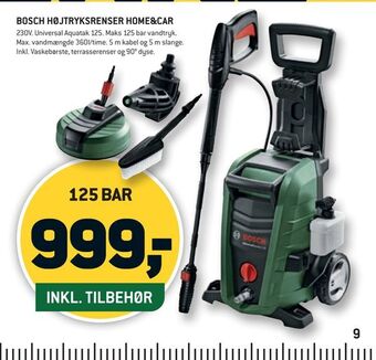 XL-BYG Bosch højtryksrenser home&car tilbud