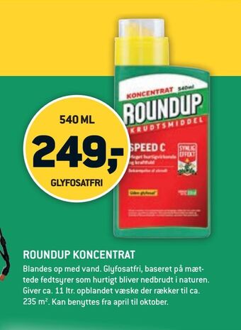 XL-BYG Roundup koncentrat tilbud