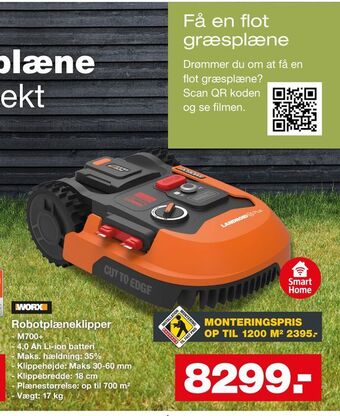 Bauhaus Robotplæneklipper tilbud