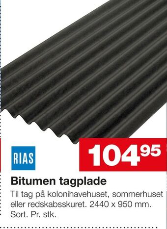 Bauhaus Bitumen tagplade tilbud