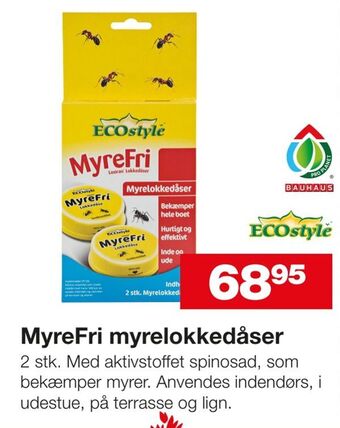 Bauhaus MyreFri myrelokkedåser tilbud