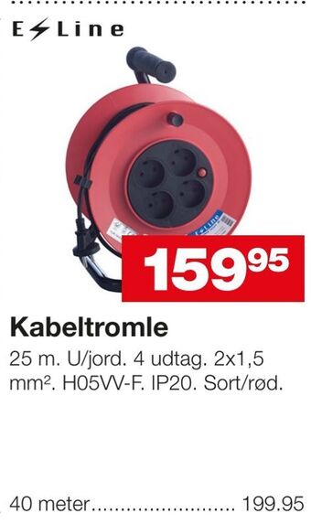 Bauhaus Kabeltromle tilbud