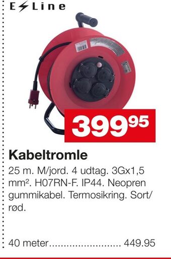 Bauhaus Kabeltromle tilbud