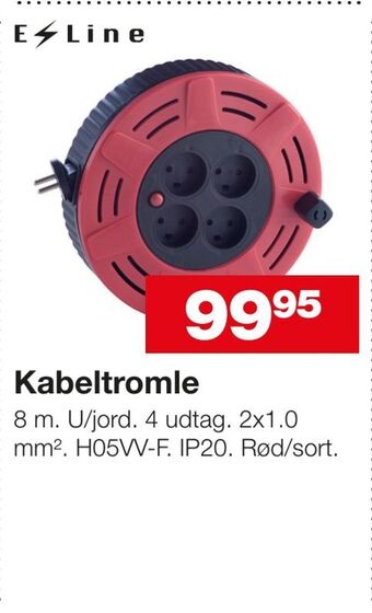 Bauhaus Kabeltromle tilbud
