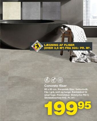 Bauhaus Concreto fliser tilbud