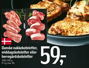 Føtex Salling øko nakkekoteletter tilbud