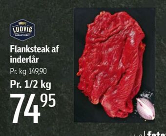 Føtex Ludvig flanksteak tilbud