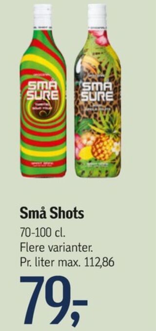 Føtex Små sure shots tilbud
