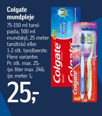 Føtex Colgate tandpasta tilbud