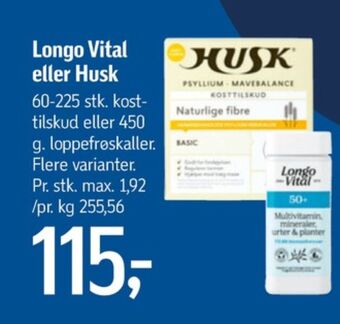 Føtex Husk kosttilskud tilbud
