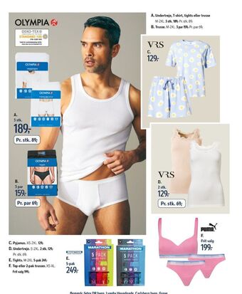 Føtex Olympia undertrøje tilbud