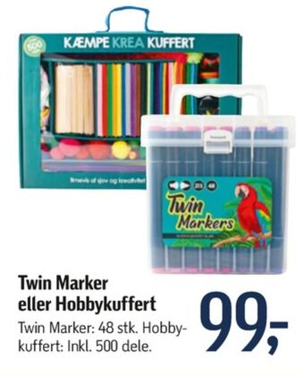 Føtex Twin marker tusser tilbud