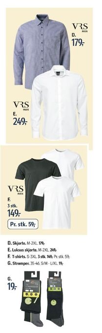 Føtex Vrs man skjorte tilbud