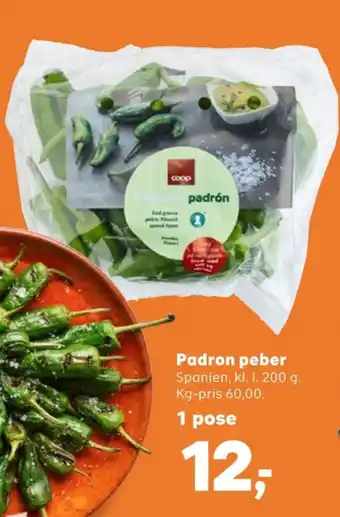 Kvickly Coop padron peber tilbud
