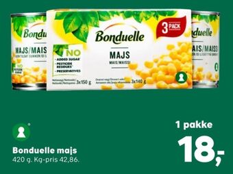 Kvickly Bonduelle majs tilbud
