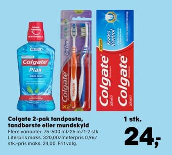 Kvickly Colgate tandpasta tilbud