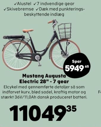 Kvickly Mustang el-cykel tilbud