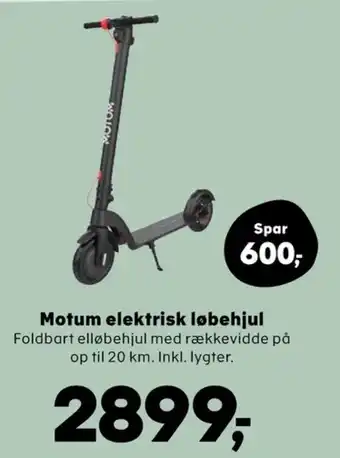 Motum elløbehjul