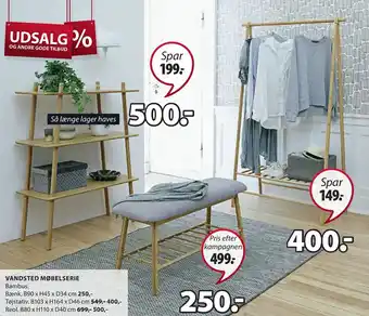 JYSK Vandsted Møbelserie Reol tilbud
