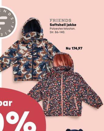 Kvickly Friends jakke tilbud