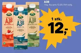 Kvickly Arla a-38 mild jordbær tilbud