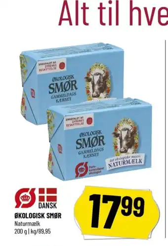 Løvbjerg Naturmælk smør gammeldags kærnet tilbud