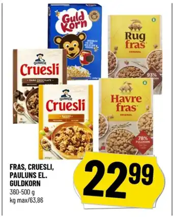 Løvbjerg Guldkorn morgenmadsprodukt tilbud