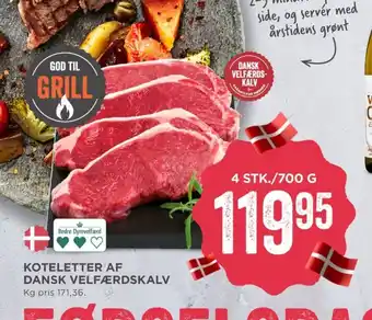 MENY First price kalvekoteletter tilbud