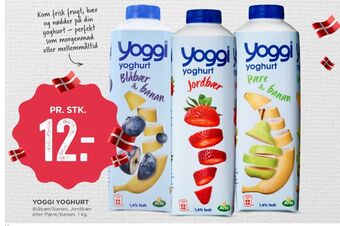MENY Yoggi yoghurt blåbær banan tilbud