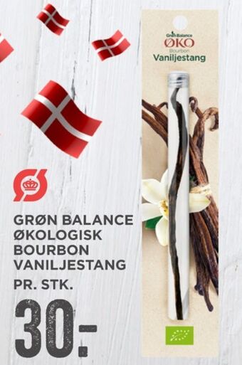 Grøn balance vaniljestang