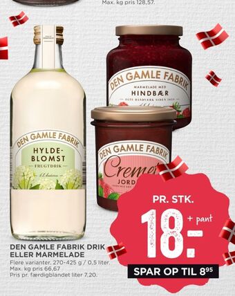 MENY Den gamle fabrik marmelade tilbud
