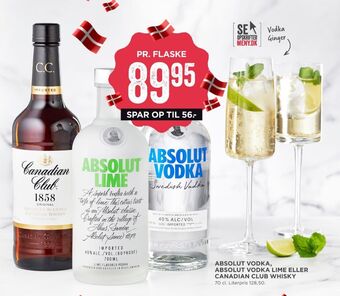 MENY Absolut vodka tilbud