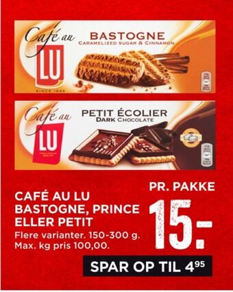 MENY Lu petit ecolier kiks tilbud