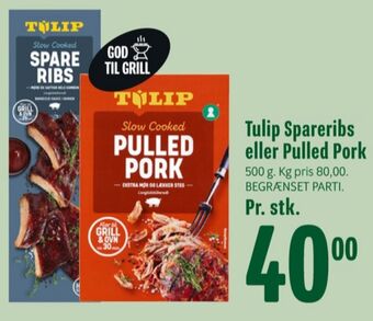 Min Købmand Tulip spareribs tilbud