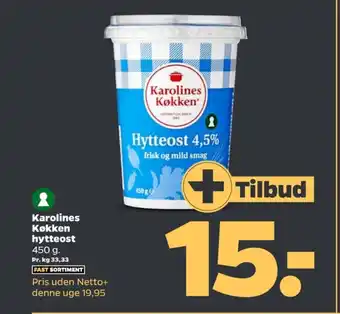 Netto Karolines hytteost 4 tilbud