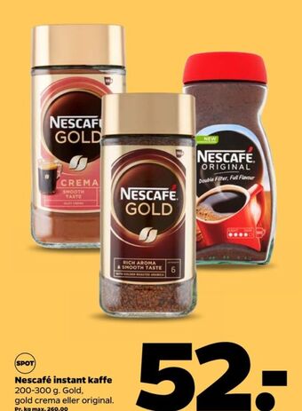 Netto Gold instant kaffe tilbud