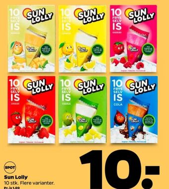 Netto Sun lolly is frys selv tilbud