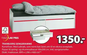 JYSK Tranbjerg Sengeramme tilbud