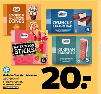 Netto Gelato classico issnacks tilbud