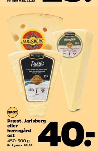 Netto Herregårdsost specialost tilbud