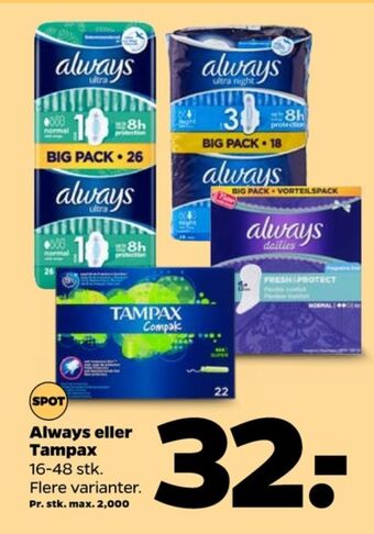 Netto Always bind tilbud