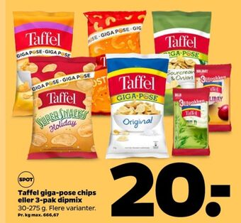 Netto Taffel chips tilbud