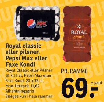 SPAR Pepsi max cola tilbud
