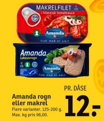 SPAR Amanda makrel tilbud