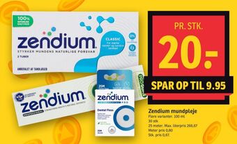 SPAR Zendium tandpasta tilbud