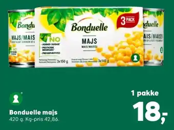 Bonduelle majs