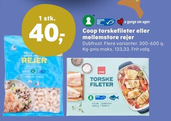 SuperBrugsen Coop torskefilet tilbud